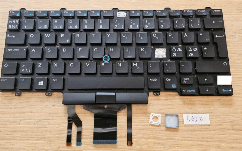 Dell Latitude E5450 E5470 E7470 E7450 Keyboard Key Replacement - Backlit