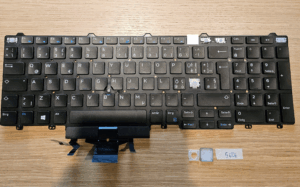 Dell Latitude 5580 Backlit Keyboard Key Replacement 02R2P6 QWERTZ Layout
