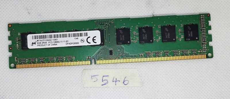 8GB 2Rx8 PC3-12800U-11-11-B1 DDR3 RAM Desktop Memory Module