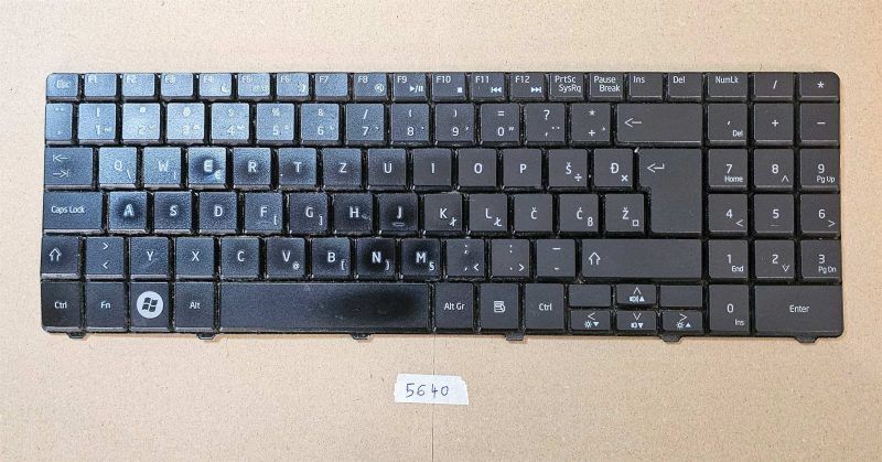 Acer Aspire Keyboard 9J.N2M82.01F / NSK-GF01F - Genuine Laptop Replacement Part