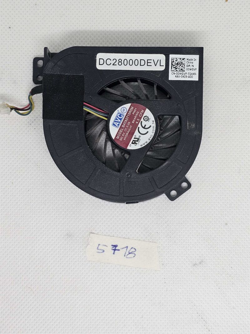 Dell Precision M4800 Laptop Fan 00WGVF – Genuine Cooling Solution for Optimal Performance