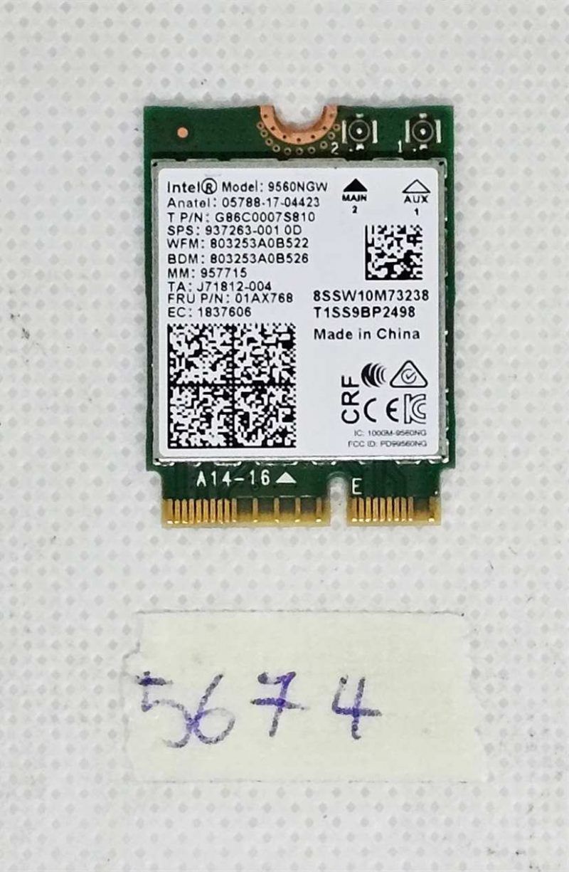 FUJITSU E559 9560NGW Wireless Module SPS 937263-001 - Genuine Laptop Part