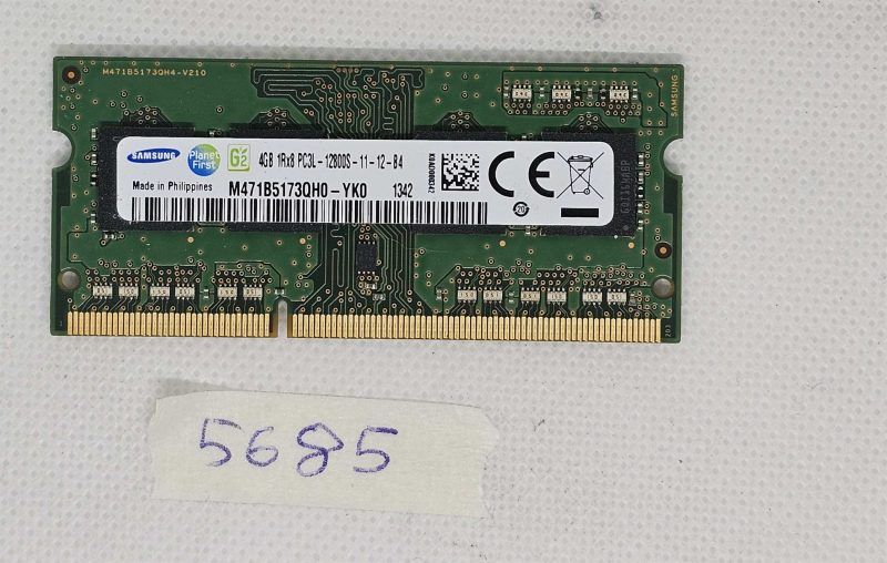 Lenovo ThinkPad L460 4GB 1Rx8 PC3L-12800S DDR3L 1600MHz Laptop RAM Module