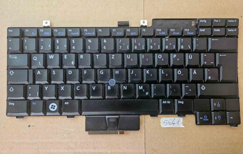 Dell Latitude E6410 Keyboard 0WP242 B120 GER – German QWERTZ Layout OEM