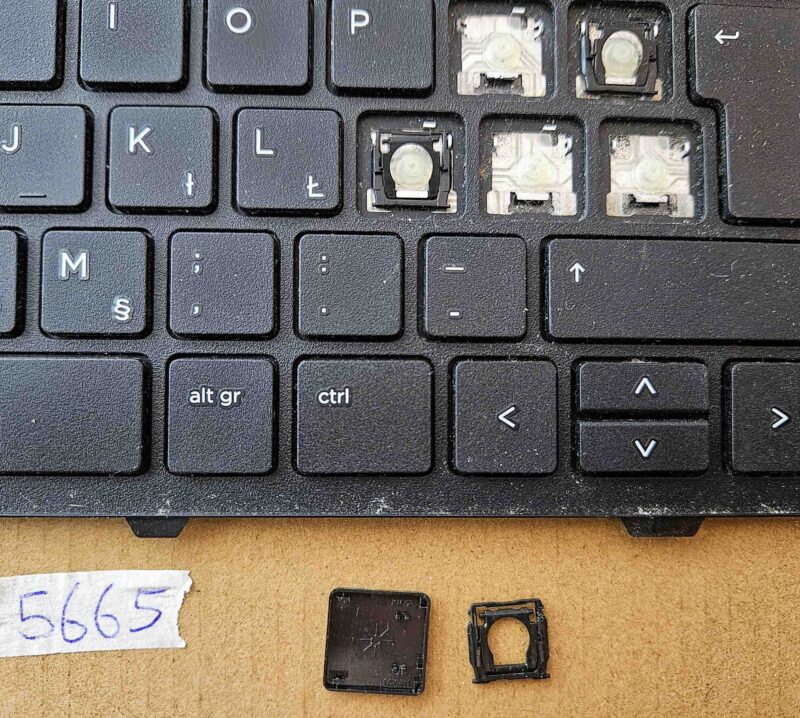 HP Pavilion DV6-7000 DV6-7100 Keyboard Keys – Genuine HP 639396-BA1 Spare - Image 2