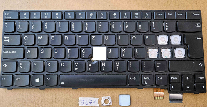Lenovo ThinkPad T470S Keyboard FRU 01EN707 – SINGLE KEY