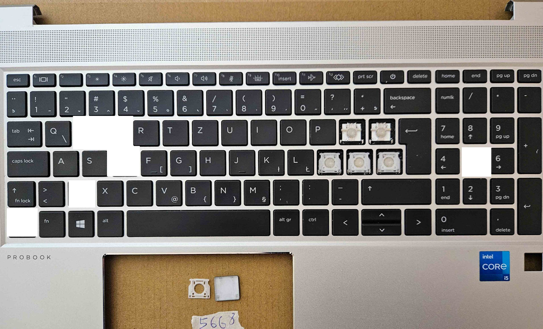Single keyboard key for HP ProBook 450 G8