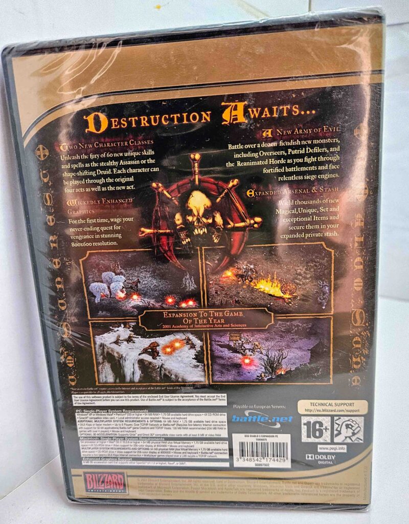 Diablo II Lord of Destruction - PC/MAC - NEW & SEALED Blizzard - Image 2