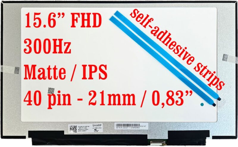 LCD Screen for Asus ROG Strix G15 G513IC-HF005 15.6" FHD 300Hz IPS Matte 40-Pin