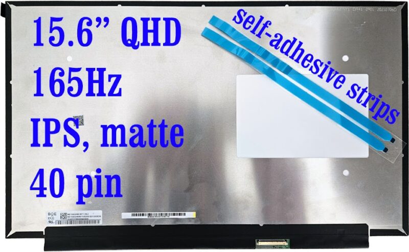 NE156QHM-NY1 15.6" QHD 2560x1440 165Hz IPS Matte LCD Screen 40Pin New