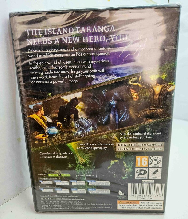 Risen (PC DVD) - New & Sealed | Epic Fantasy RPG by Deep Silver - Image 2