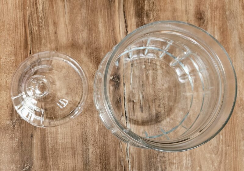 Vintage Milano Glass Jar with Lid – 28cm (11") – Never Used – Italy - Image 3