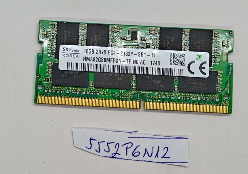 16GB 2Rx8 PC4-2133P RAM DDR4 SODIMM SB1-11 Laptop Memory Tested Working