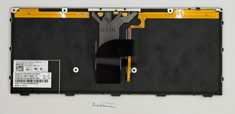 Dell Latitude 7204/7214/7330 Rugged UK Backlit Keyboard 03N36K – Genuine Part - Image 2