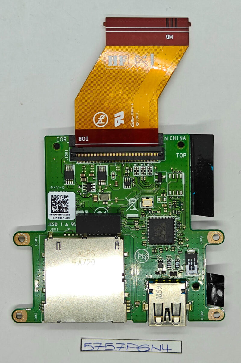 Used Dell Latitude 7214 Rugged SD Card Reader Board Tested Working Pulled