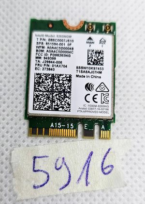 8265NGW WiFi Card SPS 851594-001 867Mbps Dual Band 802.11ac | Laptop Parts