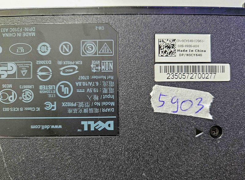 Dell USB-C Docking Station M4600 CN-0CY640 CN-0HJVX1  Laptop Parts Tested - Image 2