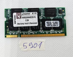 Kingston KVR333X64SC25/1G 1GB DDR SODIMM 2.5V Laptop RAM – Genuine Part