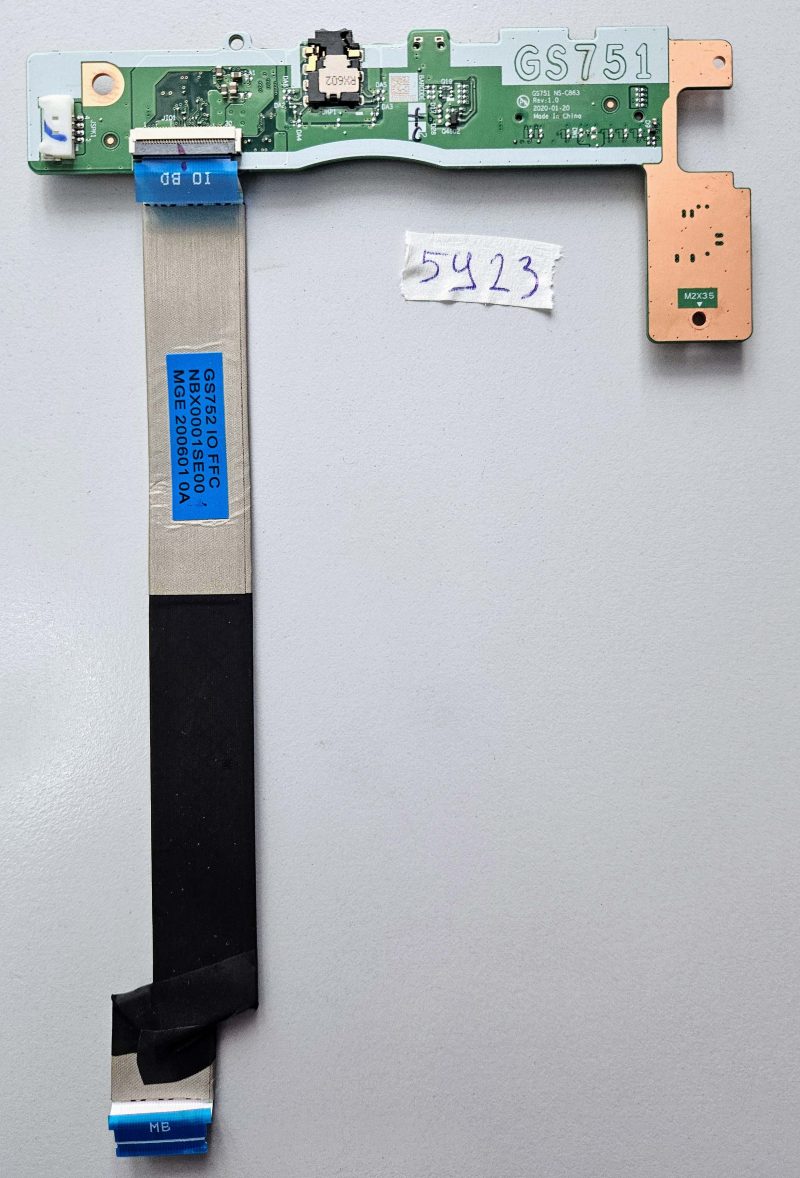 Lenovo IdeaPad 3-17ADA05 NS-C863 USB Power Board 5C50S25053