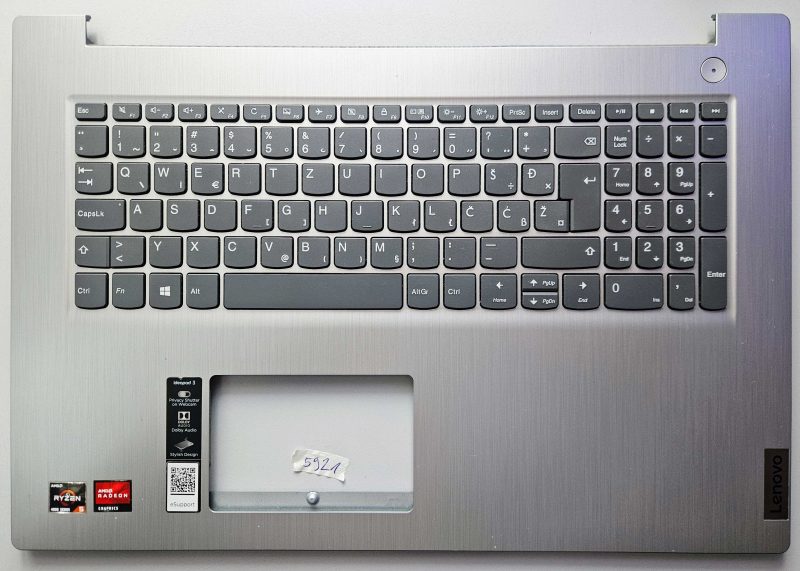Original Lenovo LCD Bezel + keyboard AP1JX000200 for IdeaPad 3 17IIL05 | Laptop Parts