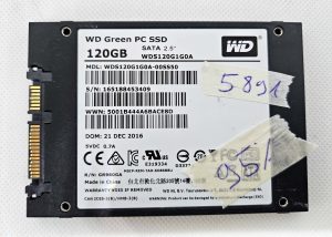 WD Green 120GB SSD WDS120G1G0A 2.5" SATA – 95% Health – Laptop Parts