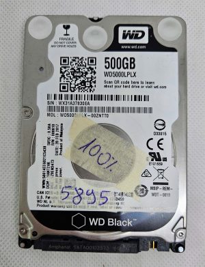 WD5000LPLX 500GB WD Black 2.5" SATA HDD – 100% Health – Laptop Part