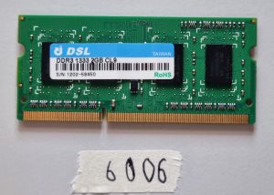 DSL 2GB PC3-10600 DDR3 1333MHz CL9 240-Pin DIMM Desktop RAM Memory Module