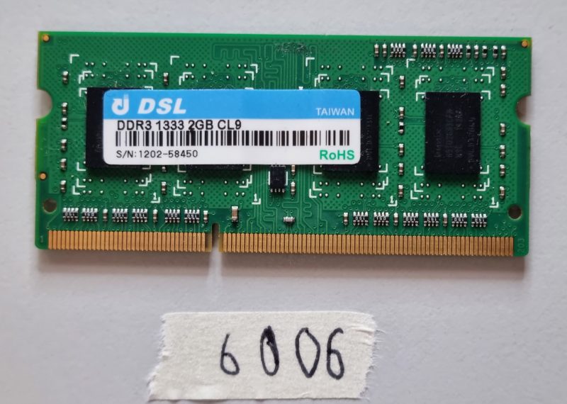 DSL 2GB PC3-10600 DDR3 1333MHz CL9 240-Pin DIMM Desktop RAM Memory Module
