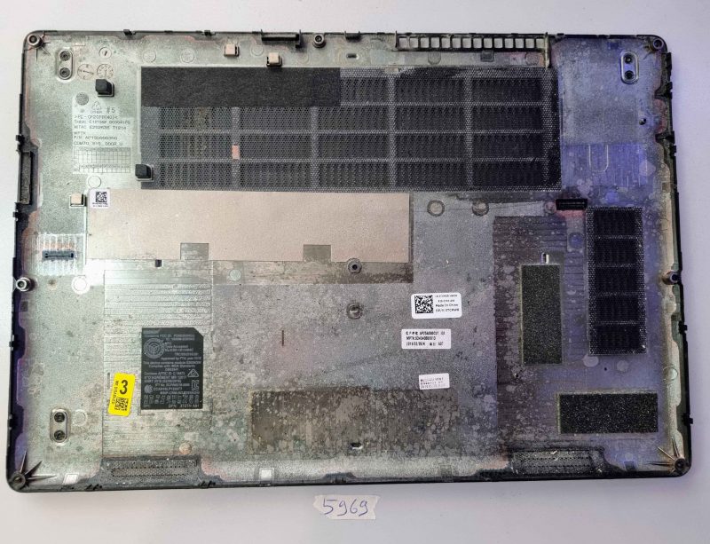 Genuine Dell Latitude E5490 5490 Bottom Base Case Cover TCMWR AP25A000C01 Used Laptop Part - Image 2