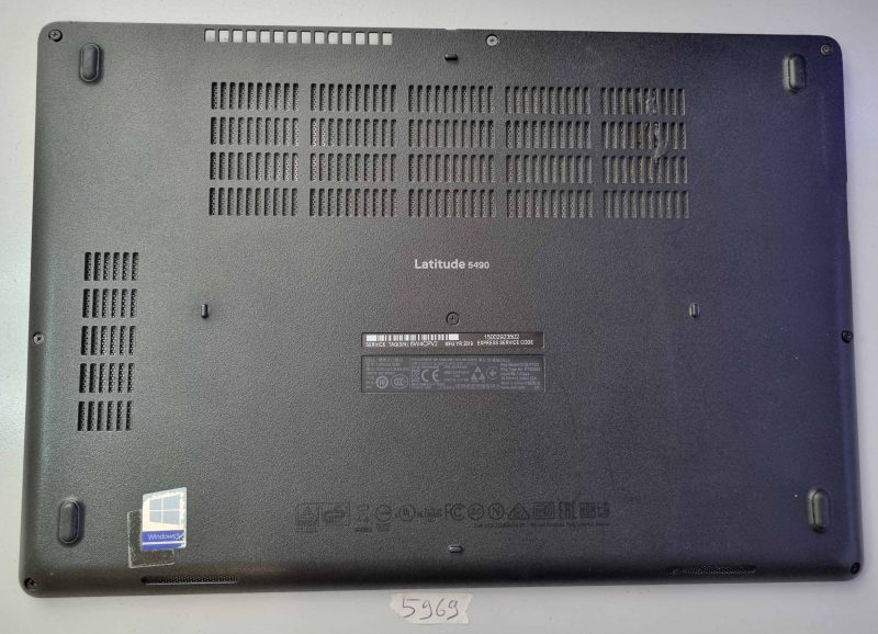 Genuine Dell Latitude E5490 5490 Bottom Base Case Cover TCMWR AP25A000C01 Used Laptop Part