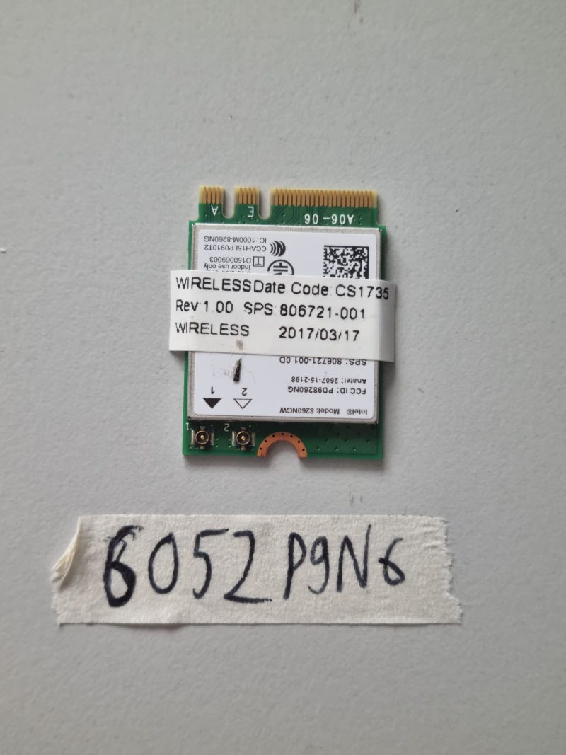 HP Intel 8260NGW Dual Band Wireless AC WiFi Bluetooth 4.0 Card 806721-001 Laptop Parts