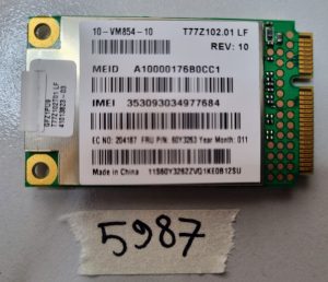 IBM Lenovo ThinkPad Gobi2000 3G WWAN Wireless Card 60Y3183 60Y3263 X201 T410 W510 Laptop Parts