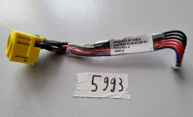 Laptop Parts | DC Power Jack Connector Cable for Lenovo ThinkPad T510 T520 T530 W510 W520 W530