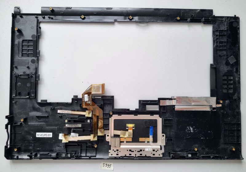 Lenovo T510 W510 Palmrest Touchpad w/ Fingerprint 60.4CU13.001 Laptop Parts - Image 2