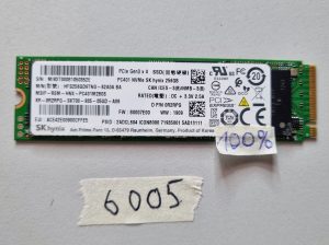 SK Hynix 256GB NVMe M.2 SSD PCIe 3x4 Gen4 0R2RPG – 100% Health, Used Laptop Part