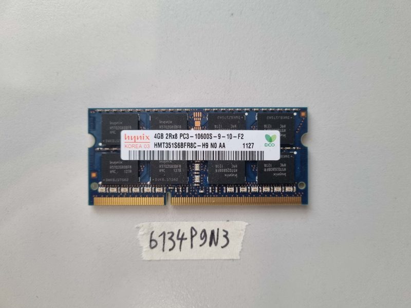 4GB 2Rx8 PC3-10600S DDR3 1333MHz Laptop RAM HMT351S6BFR8C Memory Module