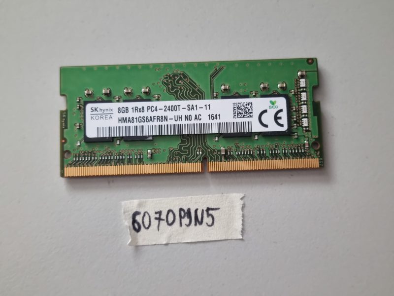 8GB DDR4 Laptop RAM 1Rx8 PC4-2400T HMA81GS6AFR8N – High-Quality Laptop Part