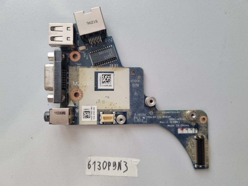 Dell Latitude E6420 Audio Jack Board CN-0CYXNG LS-6591P Replacement Laptop Part
