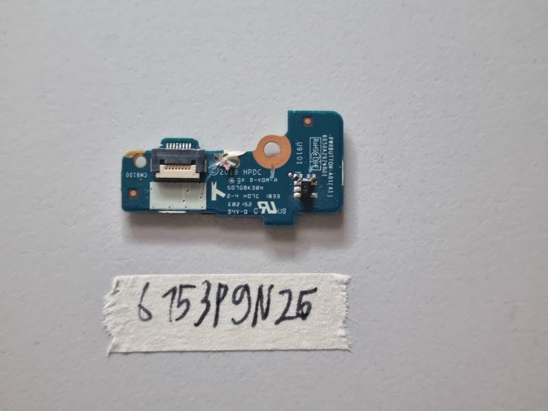HP EliteBook 840 850 845 740 745 G5 G6 Laptop Power Button Board 6050A2926001