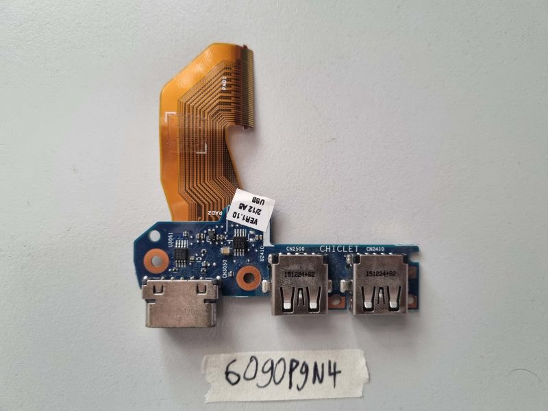 HP EliteBook 840 850 G1 G2 USB VGA Board w/Cable 6050A2638201 Laptop Part