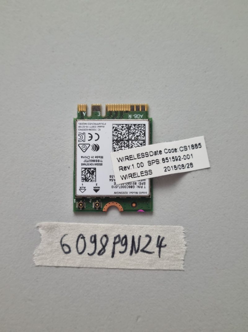 HP EliteBook 840 G5 14" Genuine WiFi Card 8265NGW 851592-001 Laptop Part