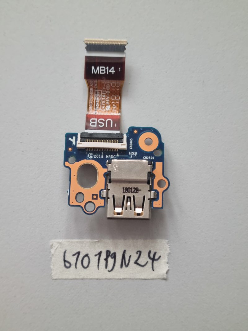 HP EliteBook 745 / 840 G5 14" USB Board w/ Cable 6050A2925701 | Genuine Laptop Parts Replacement