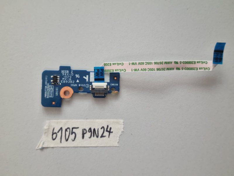 HP EliteBook 840/850 G5 G6 745 740 Power Button Board w/ Cable – Laptop Parts