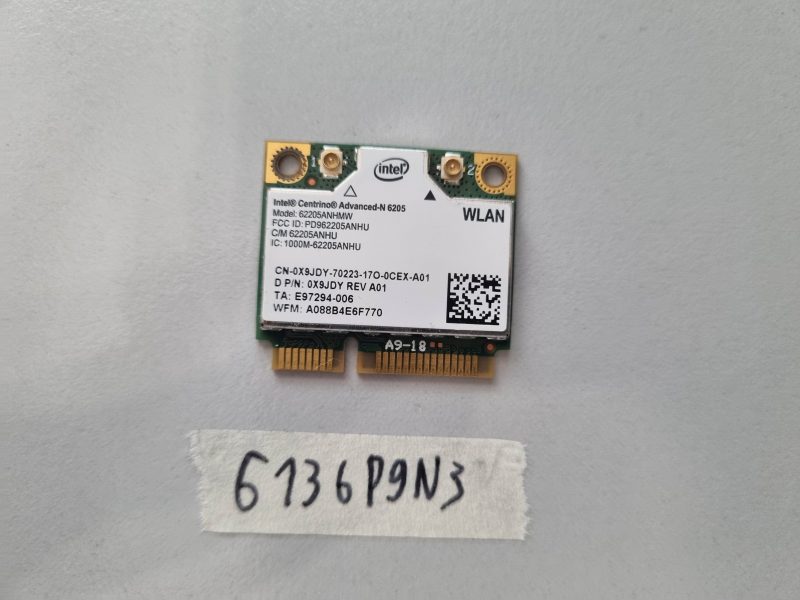 Intel Centrino Advanced-N 6205 Wireless WiFi Card 62205ANHMW PCIe Laptop Parts
