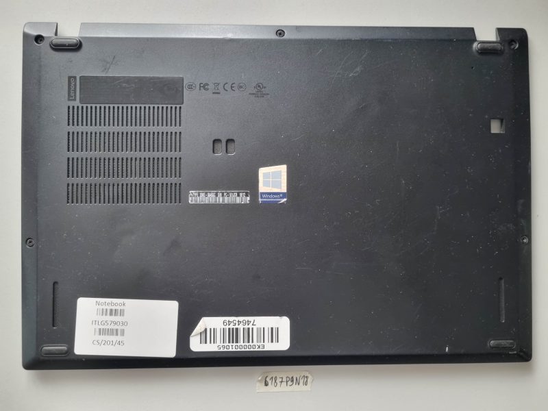 Lenovo ThinkPad X280 12.5" Bottom Case Base Cover AM16P000400 Laptop Parts