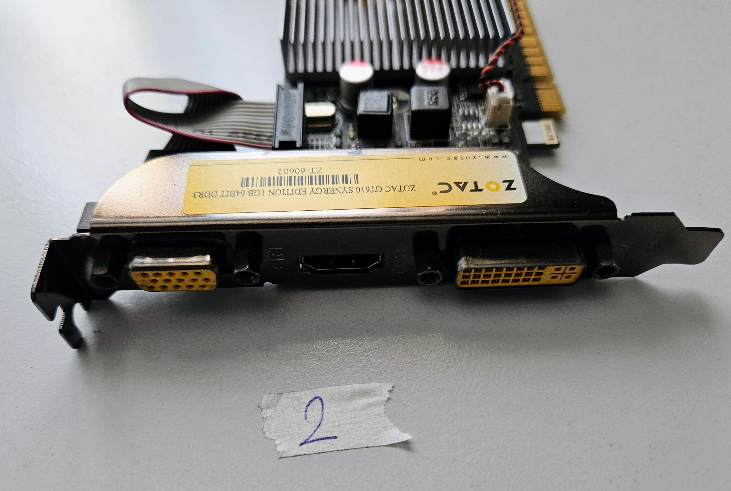 ZOTAC GeForce GT 610 1GB Synergy Edition PCI-E Low Profile VGA HDMI DVI GPU - Image 2