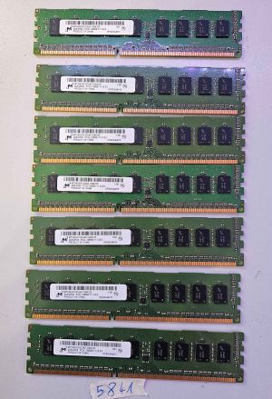 BULK 7x 4GB DDR3 PC3L-12800E 1600MHz Server RAM Micron MT18KSF51272AZ-1G6K1ZF