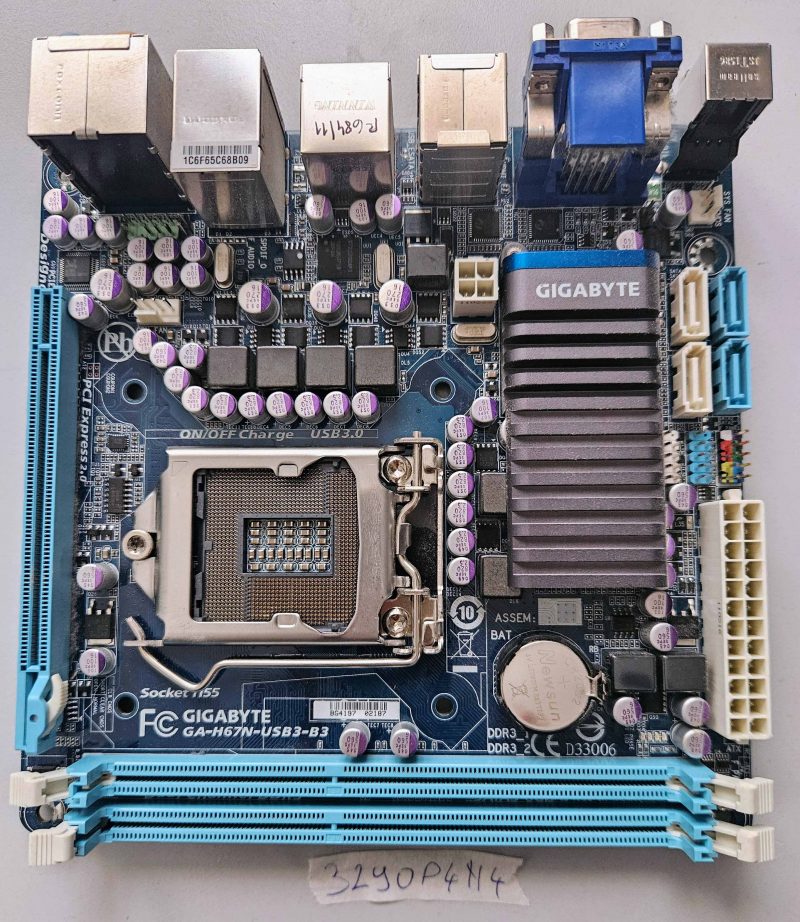 GIGABYTE GA-H67N-USB3-B3 Motherboard Socket 1155 LGA1155  Tested Laptop Parts