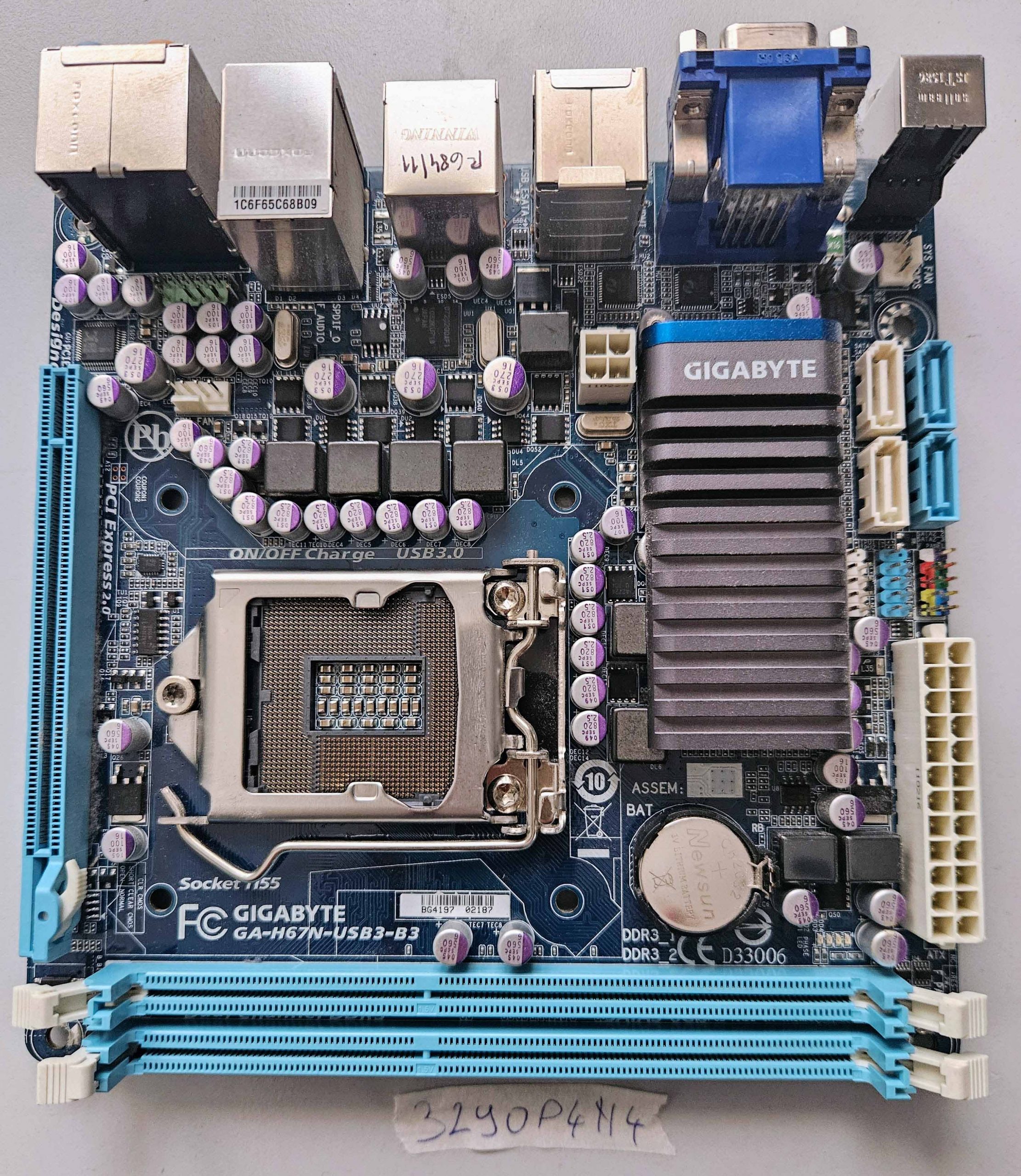 GIGABYTE GA-H67N-USB3-B3 Motherboard Socket 1155 LGA1155  Tested Laptop Parts
