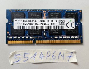Hynix 8GB DDR3 1600MHz PC3-12800 2Rx8 SODIMM Laptop RAM Memory Module HMT41GS6BFR8A-PB